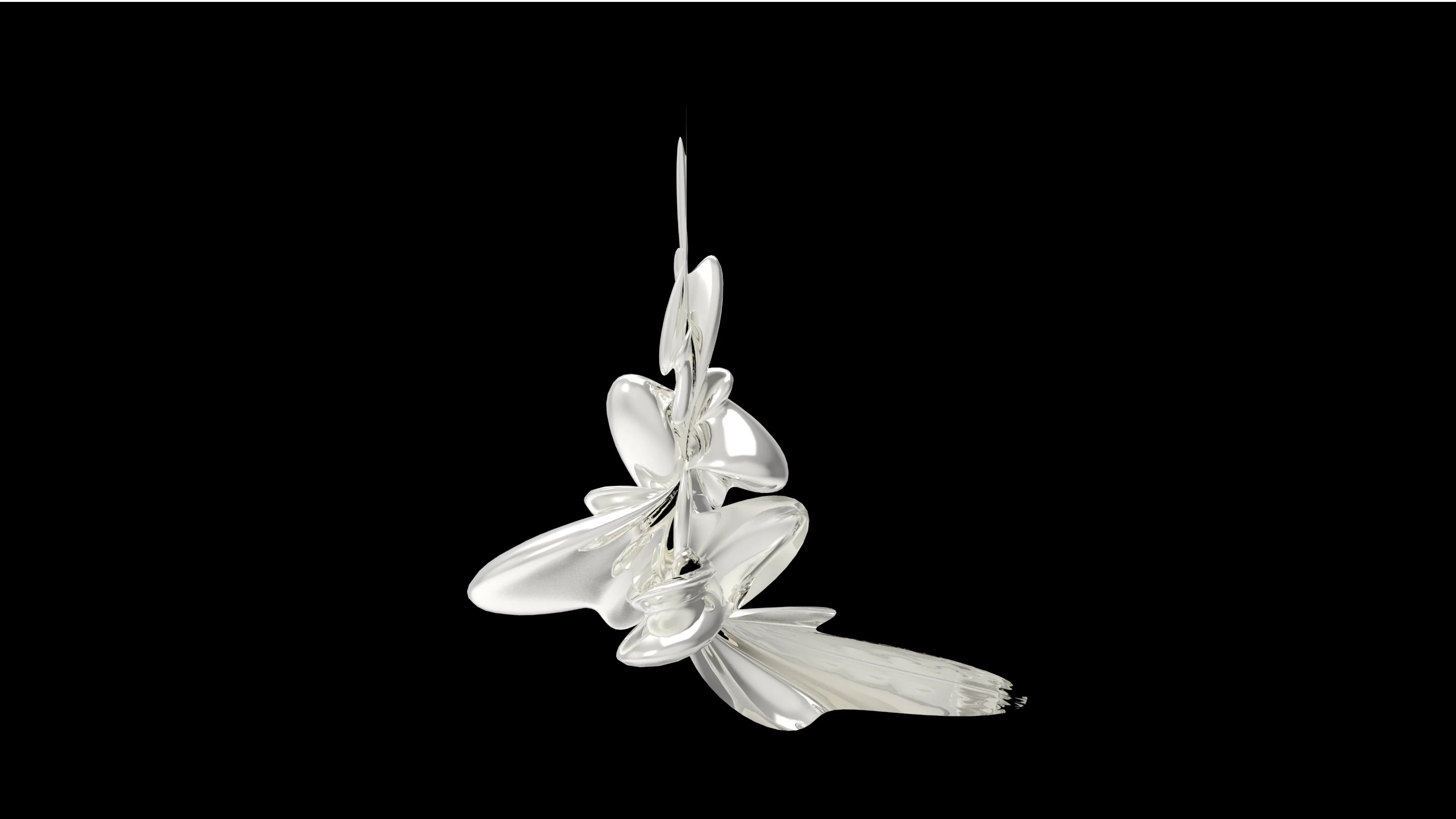Brainwave Manifested Sculpture Metal Alloy