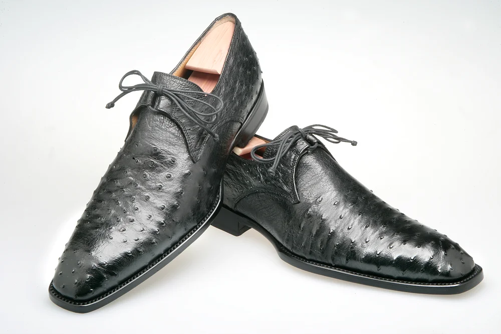 Nice Derby in Genuine Ostrich - Image 2